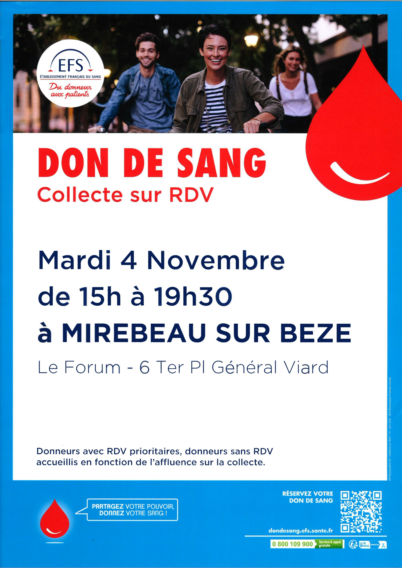 Affiche don du sang