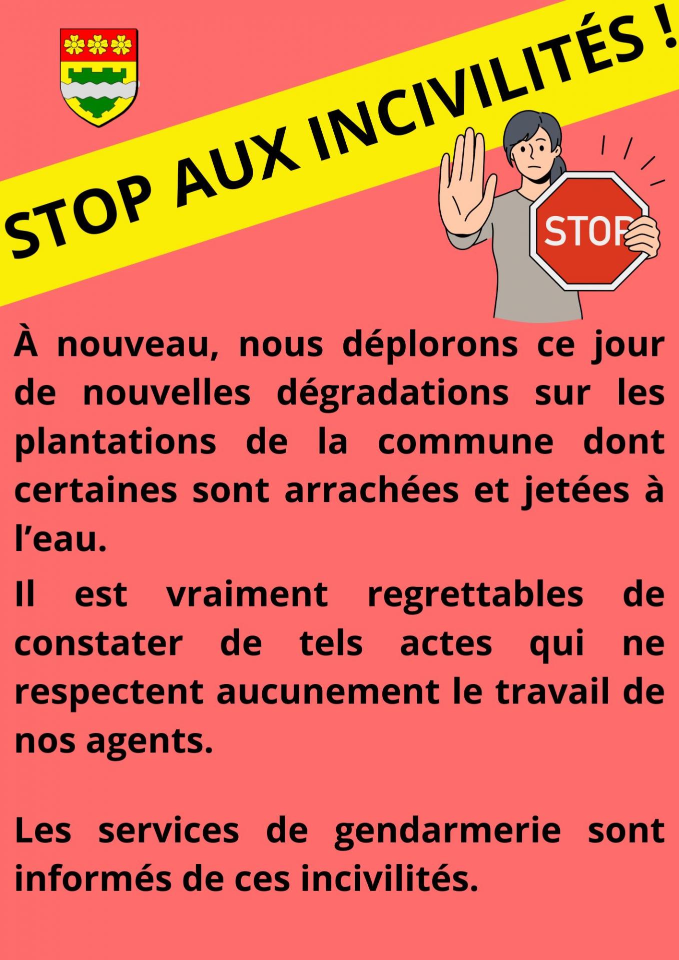 STOP AUX INCIVILITÉ !