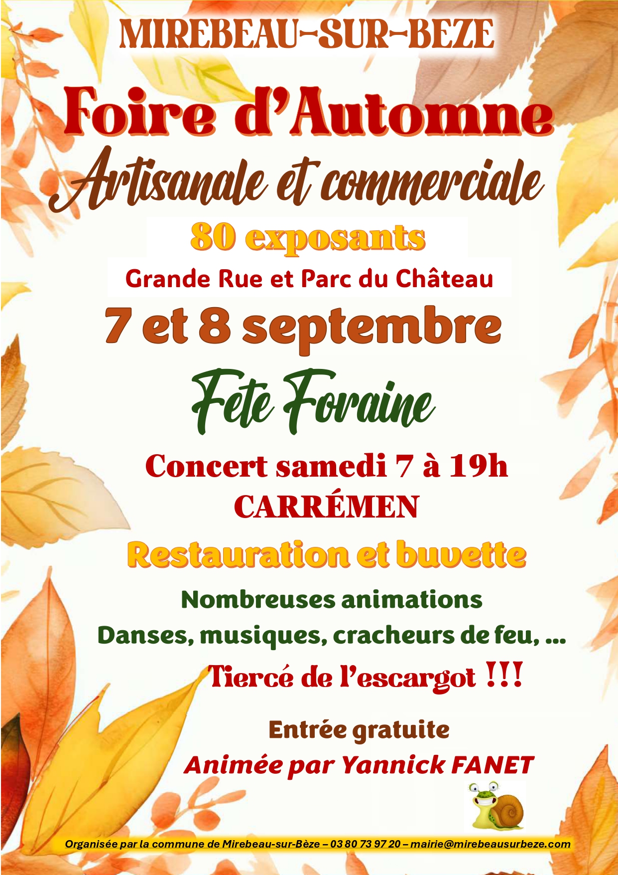 Foire d'automne 2024